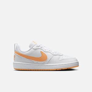 Nike Air Force 1 Women’s Orange & White Low-Top Sneakers