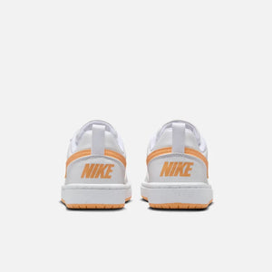 Nike Air Force 1 Women’s Orange & White Low-Top Sneakers
